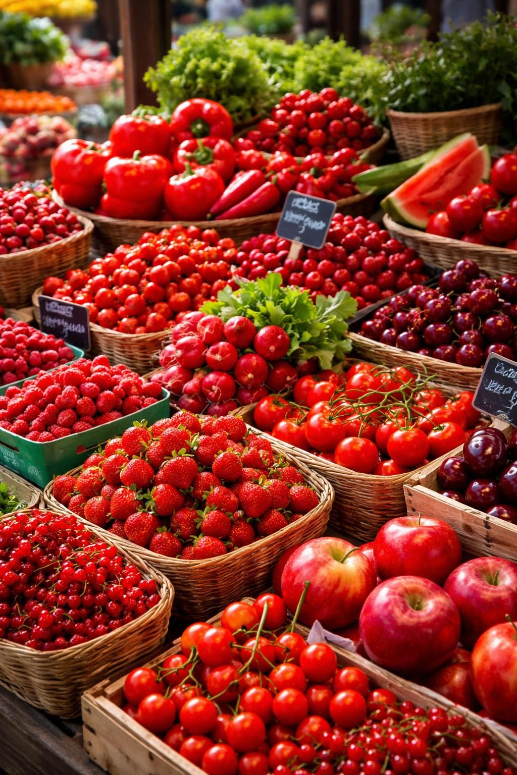 explorez la palette rouge avec des fruits et légumes aux couleurs éclatantes, riches en saveurs et en bienfaits pour une alimentation saine et gourmande.