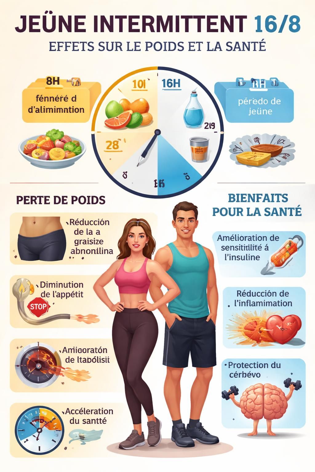 découvrez les effets du jeûne intermittent 16/8 avec notre guide avant-après, astuces et conseils pour réussir votre pratique et améliorer votre bien-être.